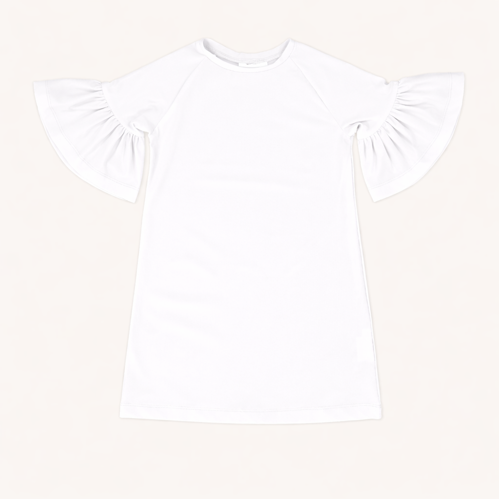 UPF 50+ UV Tunic Dress Emilia in White