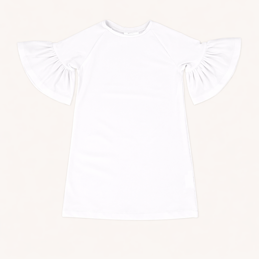 UPF 50+ UV Tunic Dress Emilia in White